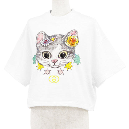 グッチ × ヒグチユウコ コットン クロップドスウェットTシャツ