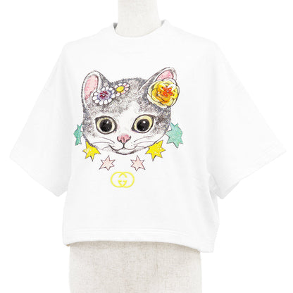 グッチ × ヒグチユウコ コットン クロップドスウェットTシャツ