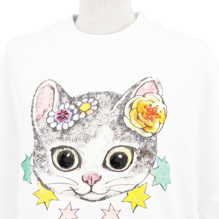グッチ × ヒグチユウコ コットン クロップドスウェットTシャツ