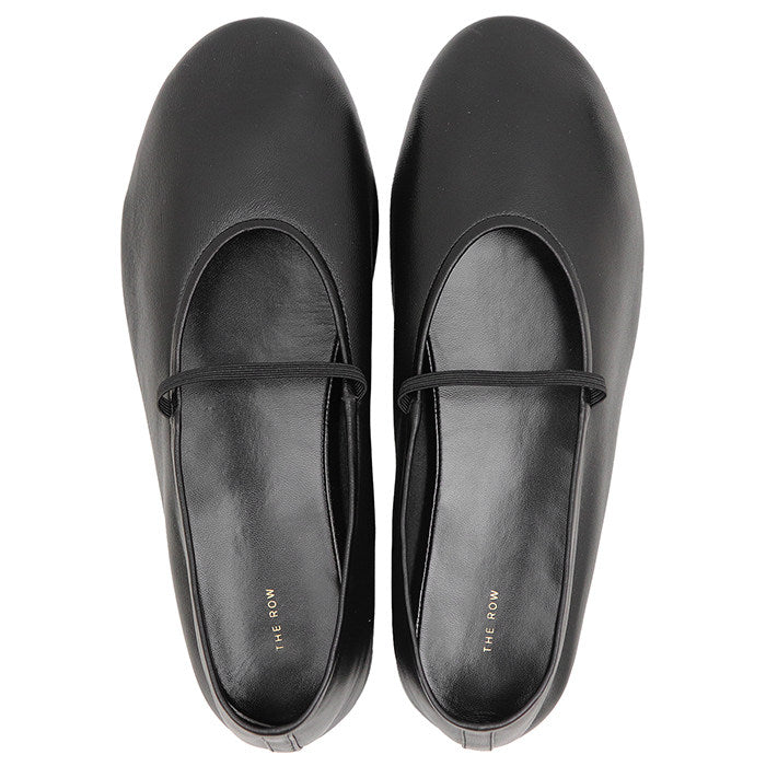 ザロウ レザーバレエフラットシューズ