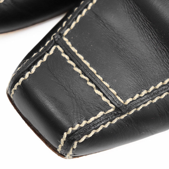 シャネル レザーローファー