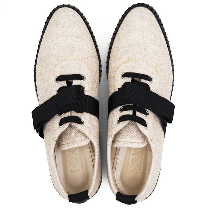 フォクシー Linen Vacance リネンエスパドリーユスニーカー