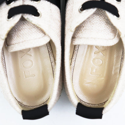 フォクシー Linen Vacance リネンエスパドリーユスニーカー