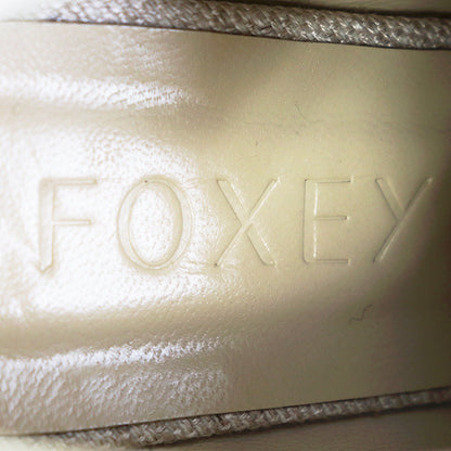 フォクシー Linen Vacance リネンエスパドリーユスニーカー
