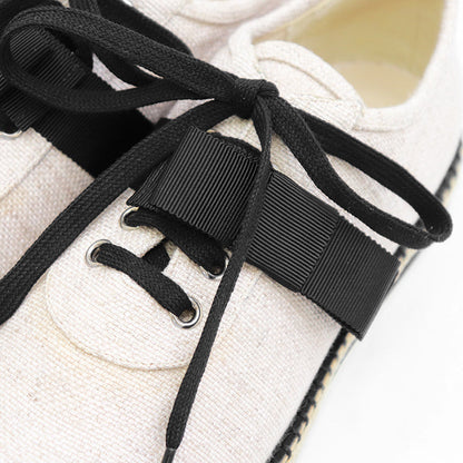 フォクシー Linen Vacance リネンエスパドリーユスニーカー