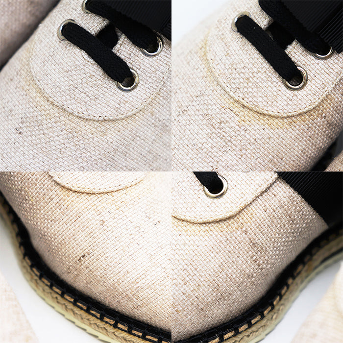 フォクシー Linen Vacance リネンエスパドリーユスニーカー