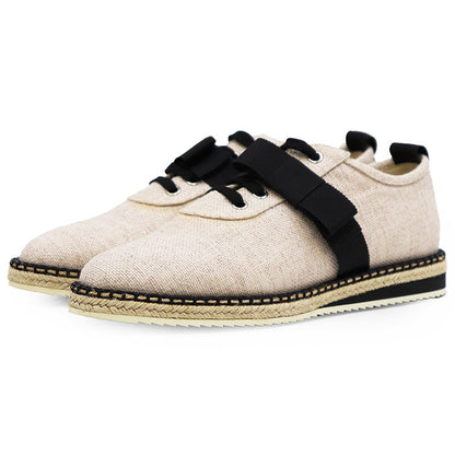 フォクシー Linen Vacance リネンエスパドリーユスニーカー