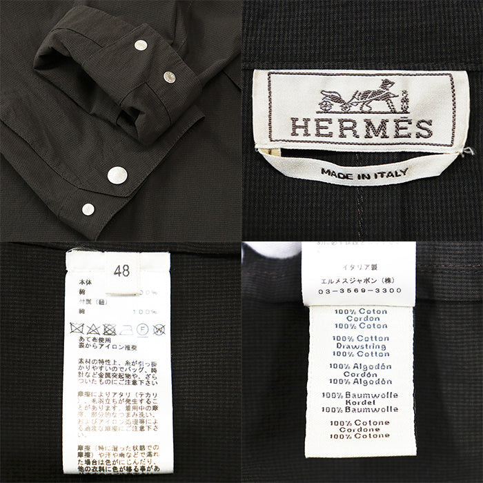 エルメス コットンプルオーバージャケット