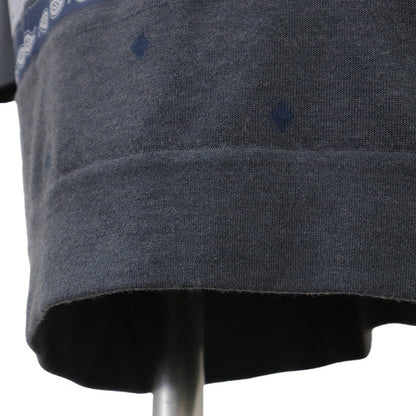 エルメス ツイルレーヌHarnais de Cour シルクカシミヤワンピース