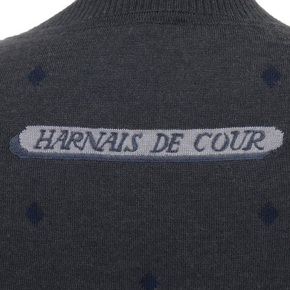 エルメス ツイルレーヌHarnais de Cour シルクカシミヤワンピース