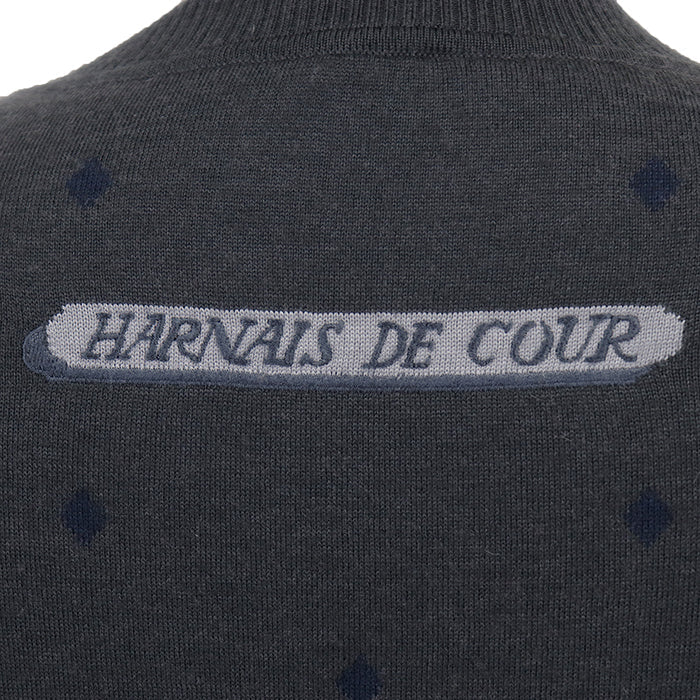 エルメス ツイルレーヌHarnais de Cour シルクカシミヤワンピース