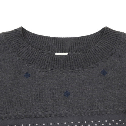 エルメス ツイルレーヌHarnais de Cour シルクカシミヤワンピース