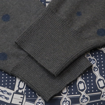 エルメス ツイルレーヌHarnais de Cour シルクカシミヤワンピース