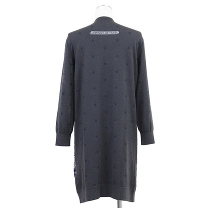 エルメス ツイルレーヌHarnais de Cour シルクカシミヤ ワンピース