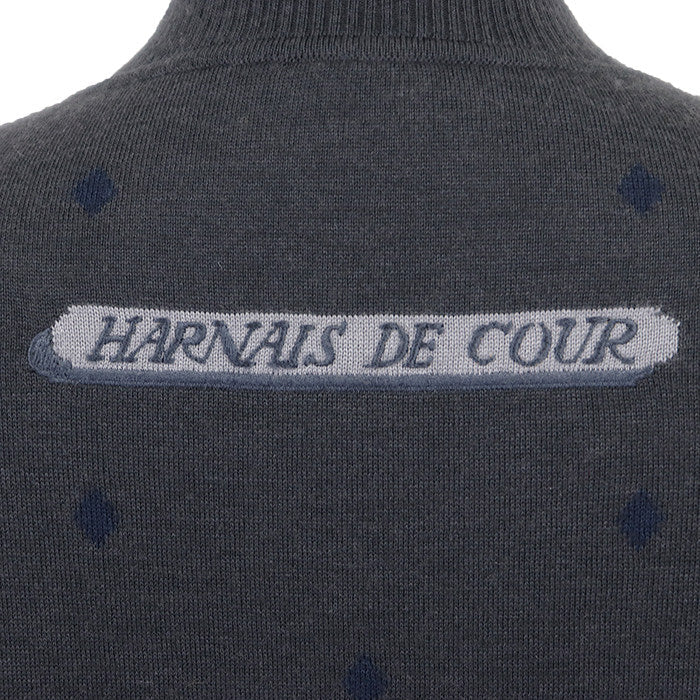 エルメス ツイルレーヌHarnais de Cour シルクカシミヤ ワンピース