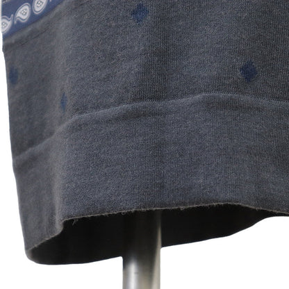 エルメス ツイルレーヌHarnais de Cour シルクカシミヤ ワンピース