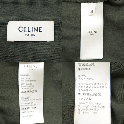 セリーヌ ウールカシミヤニットワンピース