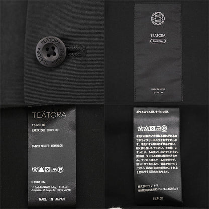 テアトラ カートリッジシャツ ポリエステルナイロンシャツ