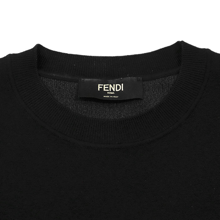 フェンディ ウールブレンドニットスウェット