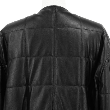 セリーヌ ラムレザーキルティングジャケット