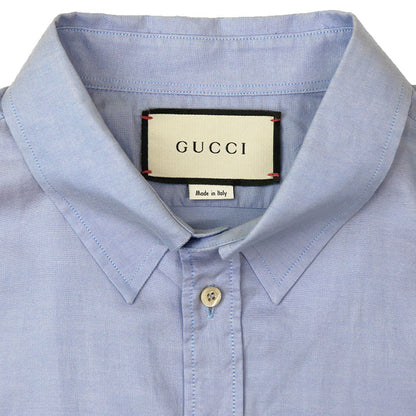 グッチ GUCCIBAND エンブロイダリー コットンシャツ