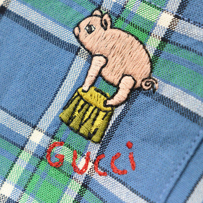グッチ コットン半袖シャツ