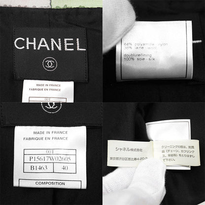 シャネル シアーシフォンツイードウールジャケット