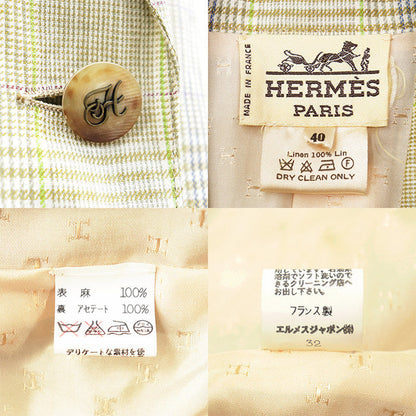 エルメス リネンセットアップ