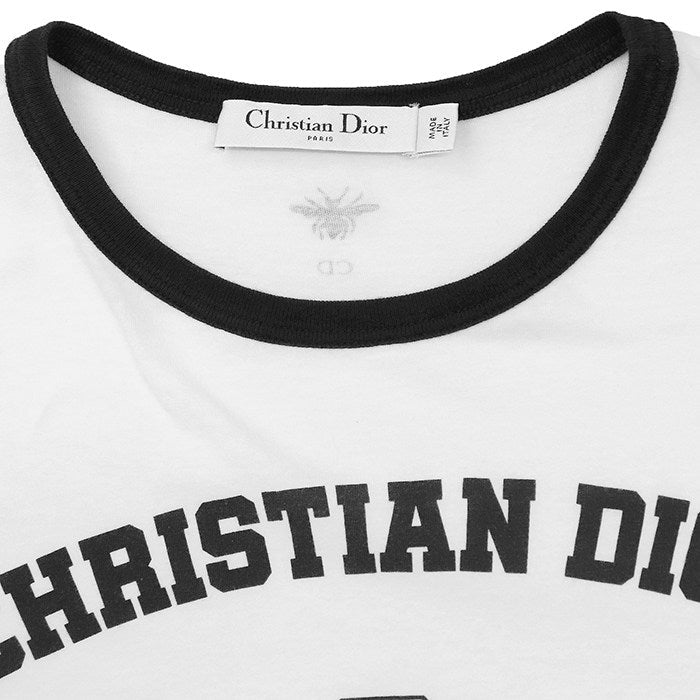 クリスチャンディオール コットンリネン半袖Tシャツ