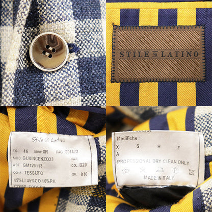 スティレラティーノ VINCENZO リネンコットンジャケット