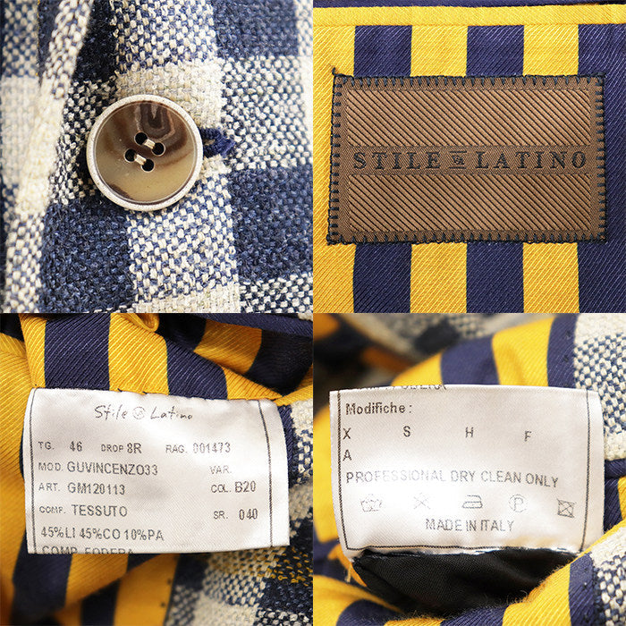 スティレラティーノ VINCENZO リネンコットンジャケット
