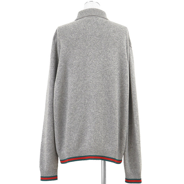 グッチ ウールカシミヤニットカーディガン