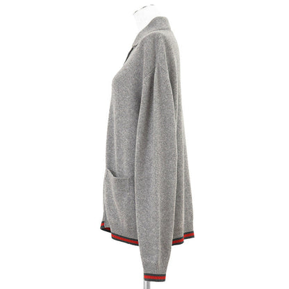 グッチ ウールカシミヤニットカーディガン