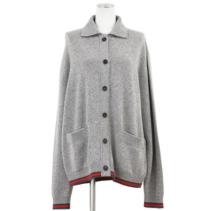 グッチ ウールカシミヤニットカーディガン