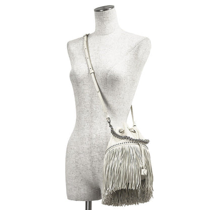 ジェイアンドエムデヴィッドソン FRINGE CARNIVAL MINI レザーショルダーバッグ