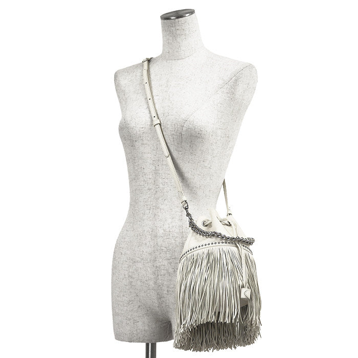 ジェイアンドエムデヴィッドソン FRINGE CARNIVAL MINI レザーショルダーバッグ