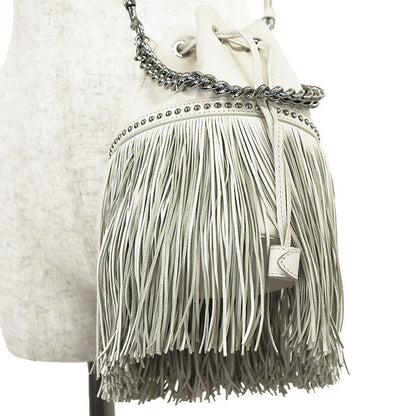 ジェイアンドエムデヴィッドソン FRINGE CARNIVAL MINI レザーショルダーバッグ