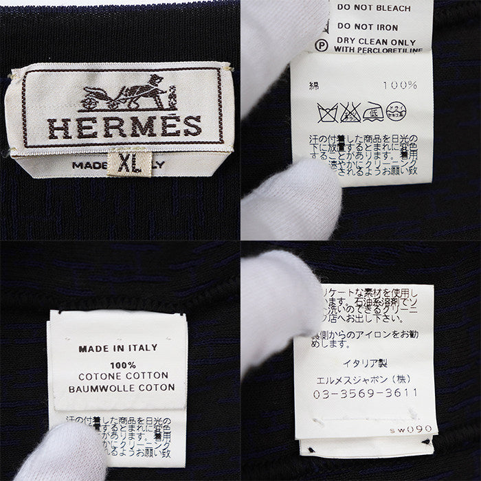 エルメス コットン半袖ニット