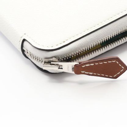 エルメス アザップコンパクト シルクイン エバーカラーレザー財布
