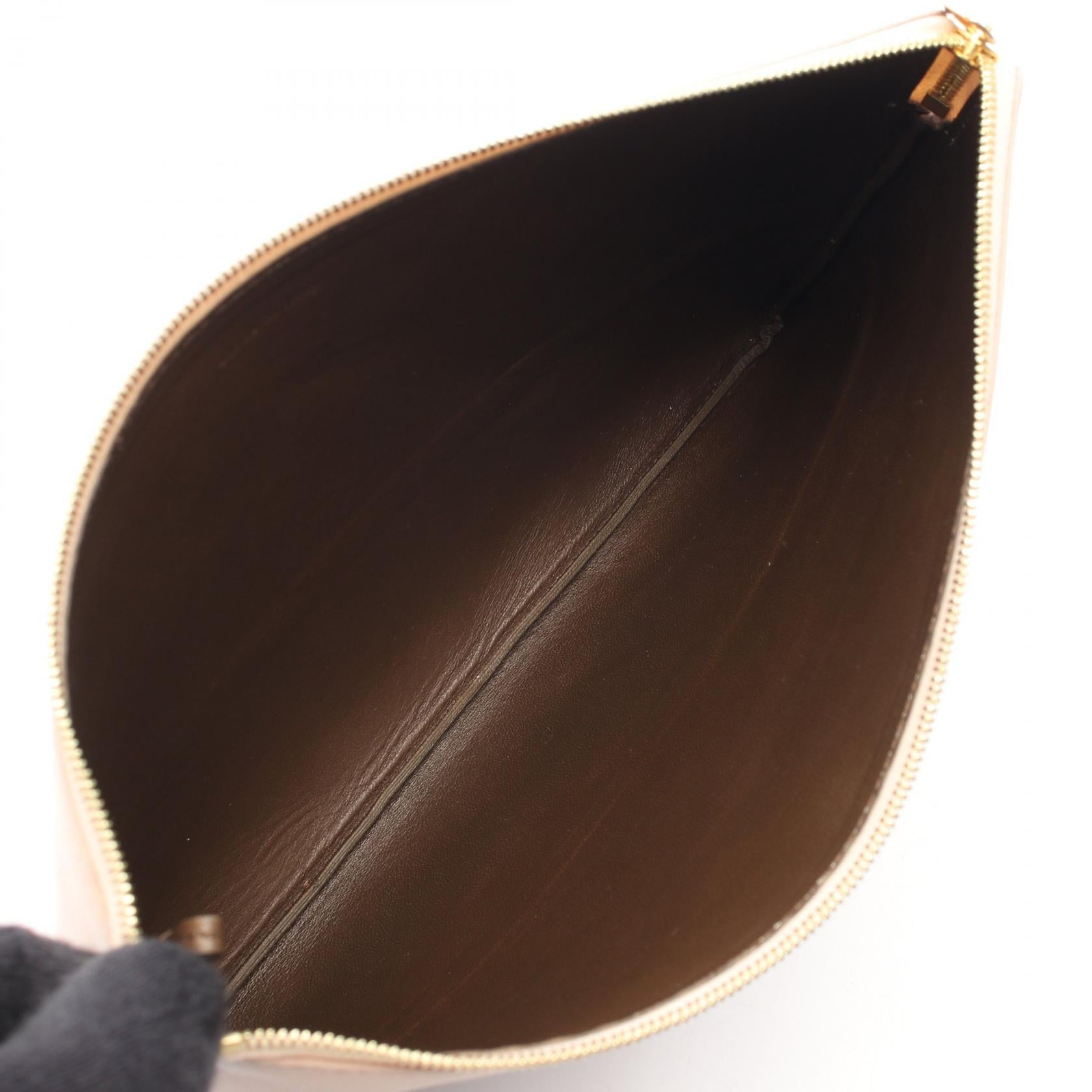 セリーヌ レザー クラッチバッグ