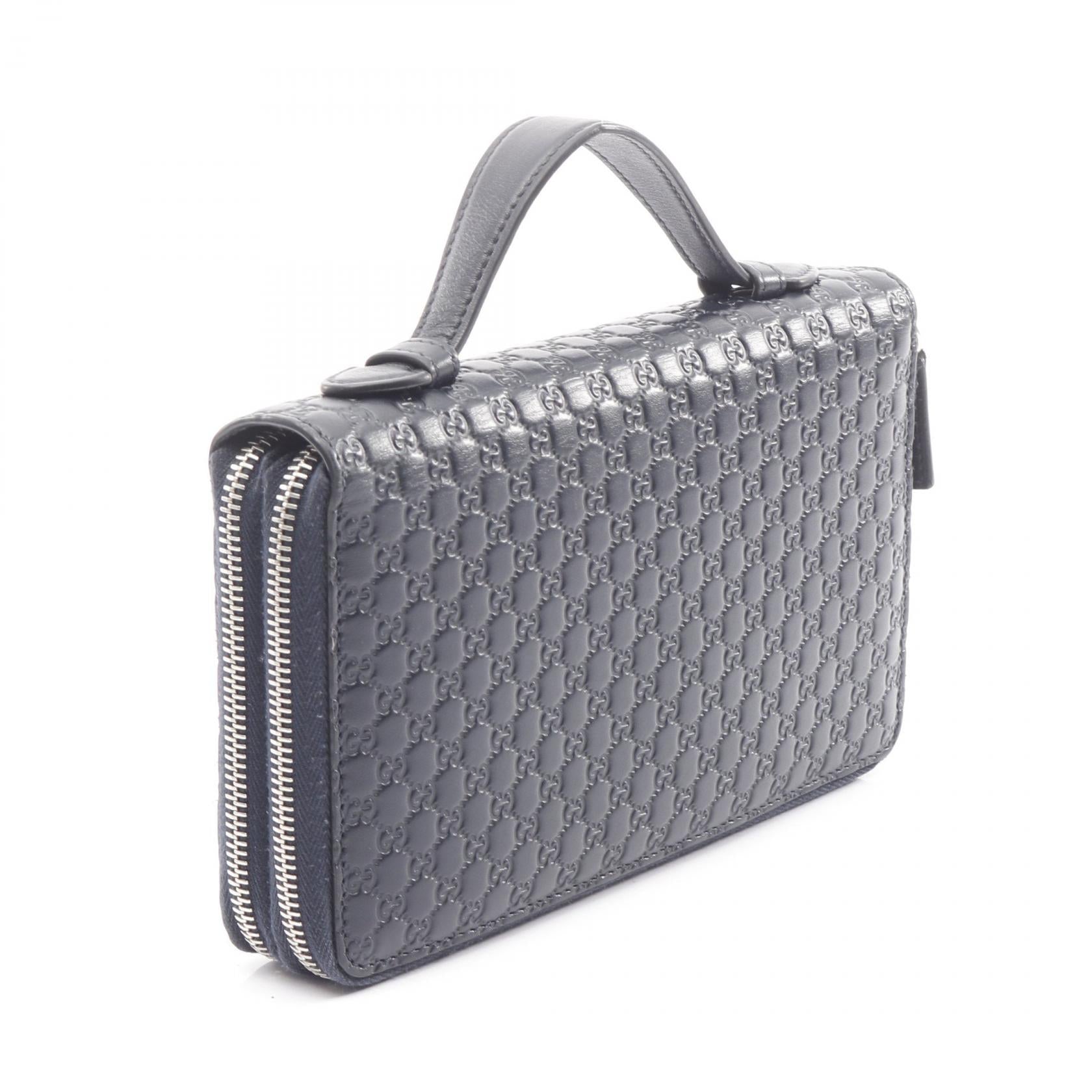 グッチ マイクログッチシマ レザー 長財布