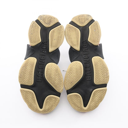 バレンシアガ TRIPLE S レザー ファブリック スニーカー