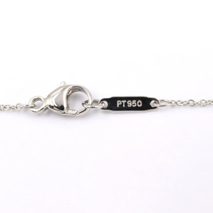 ティファニー ジャズ グラジュエイテッド ドロップ Pt950 ダイヤモンド ネックレス