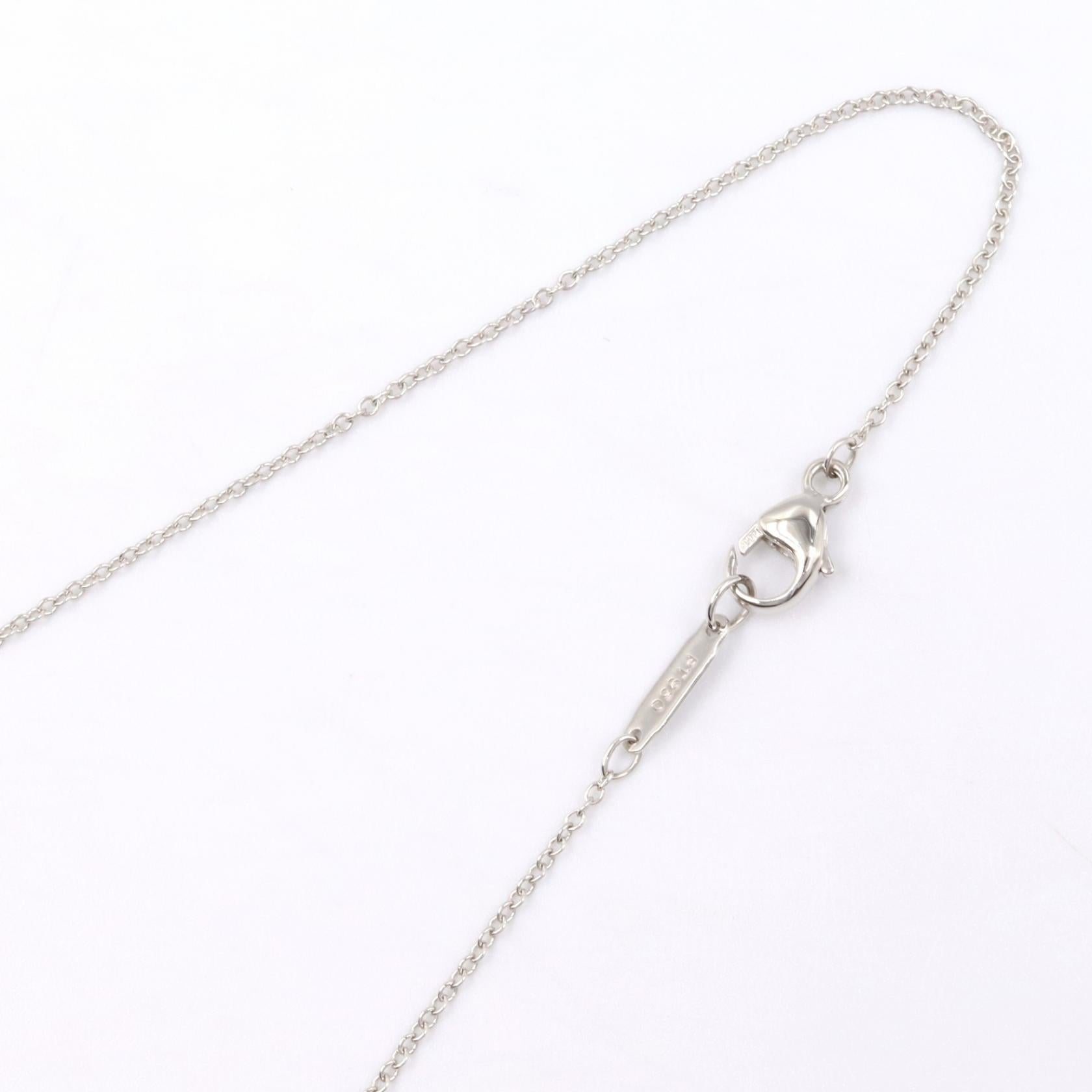 ティファニー ジャズ グラジュエイテッド ドロップ Pt950 ダイヤモンド ネックレス