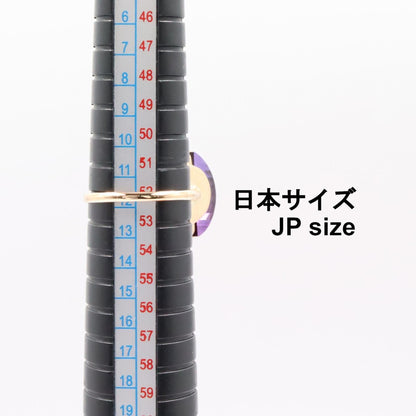 ジュエリー Au750 アメシストリング