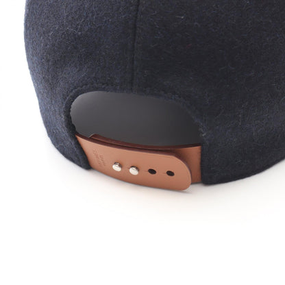 エルメス ライリー ウール レザーキャップ
