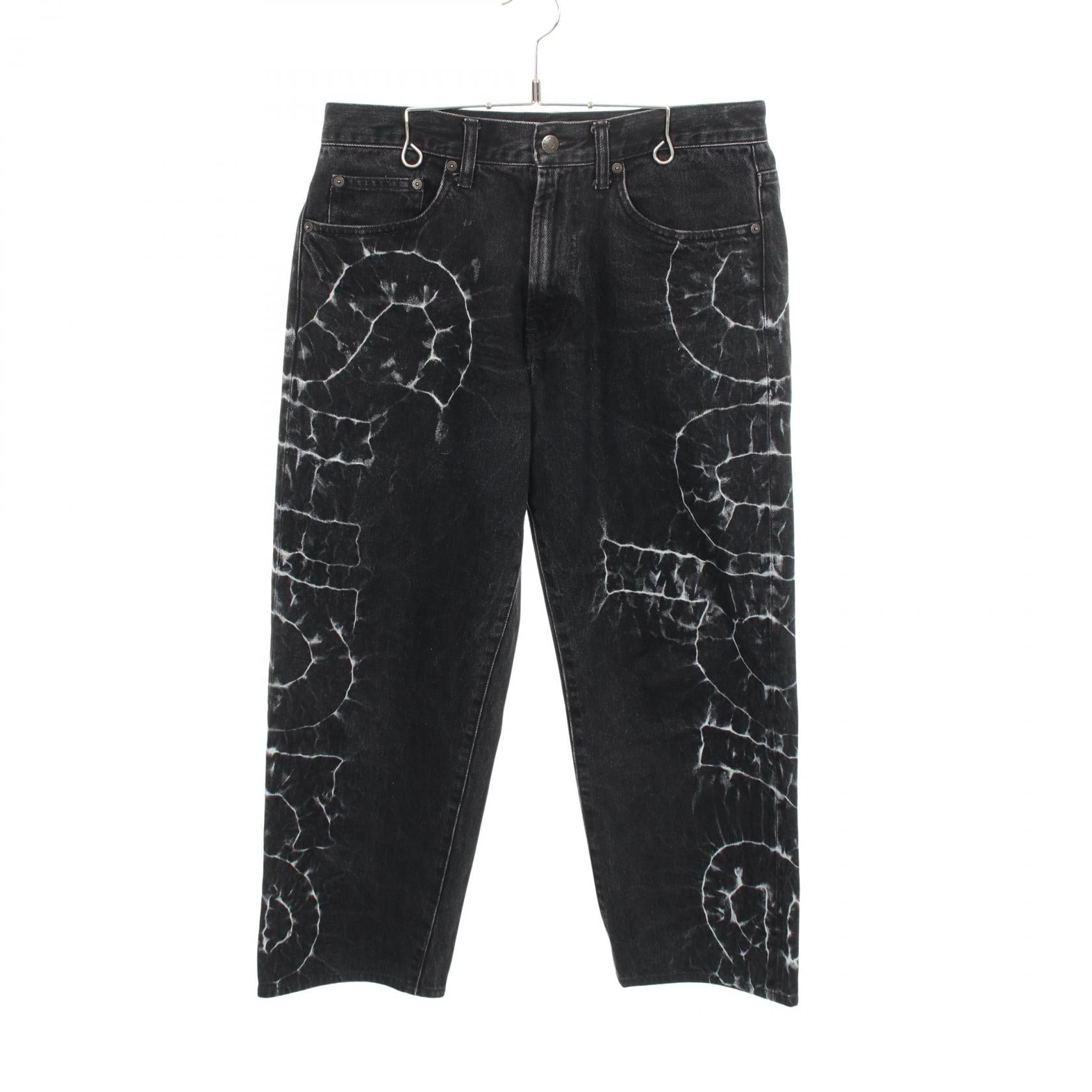 シュプリーム shibori loose fit jean コットンジーンズ