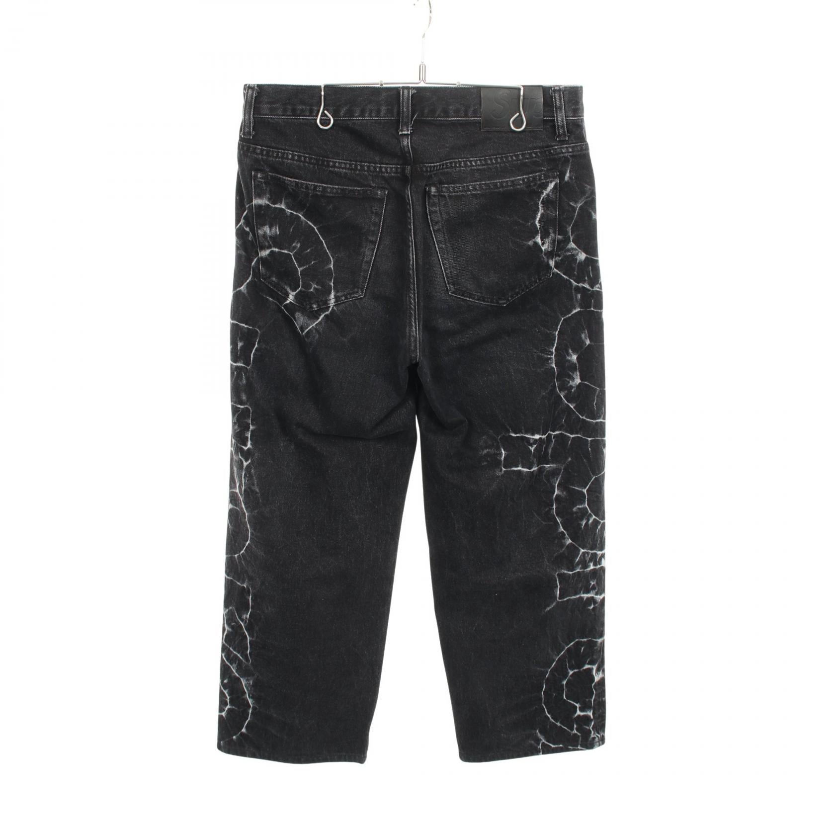 シュプリーム shibori loose fit jean コットンジーンズ