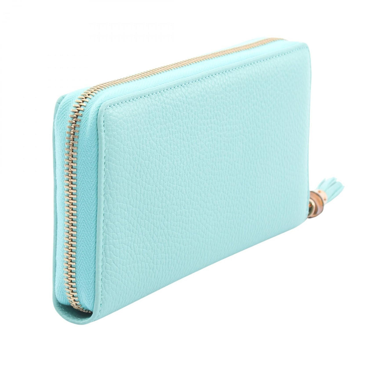 グッチ バンブー レザーラウンド長財布