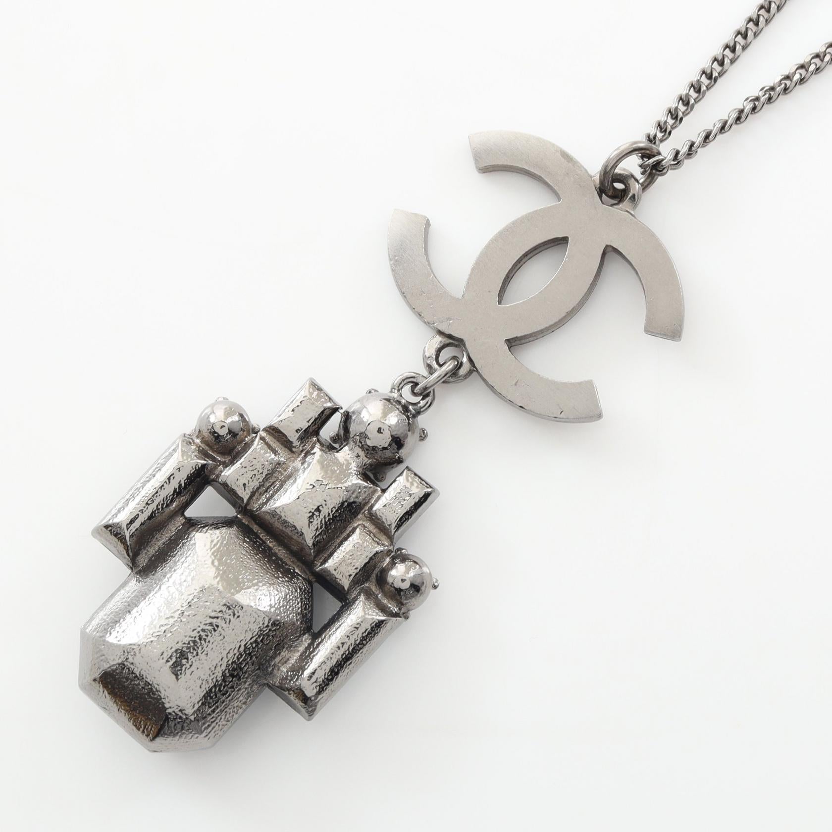シャネル ココマーク クリスタルネックレス